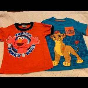 Two toddler boy shirts